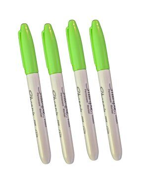 Sharpie Markers - Venus Green - Fine Point Permanent Markers - 4 Pack
